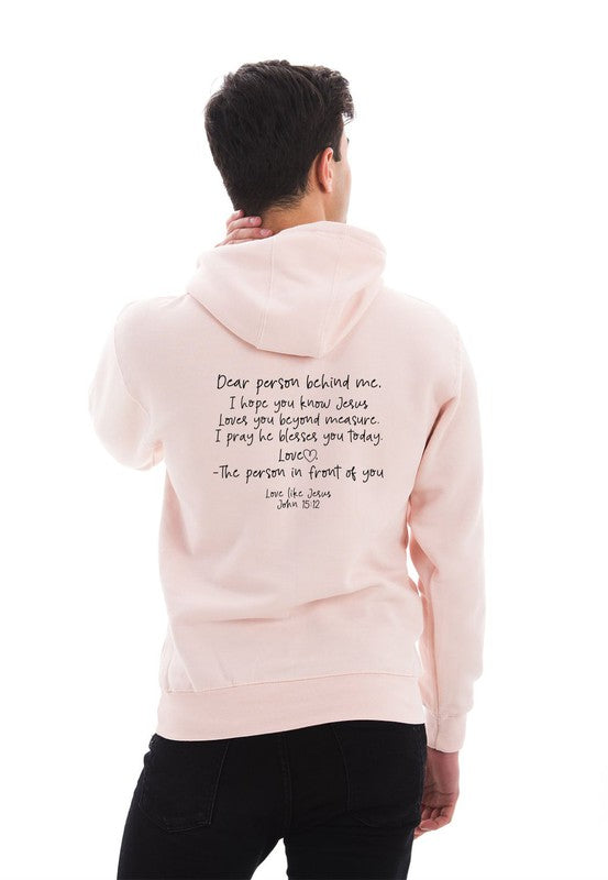 Dear Person Behind Me Hoodie