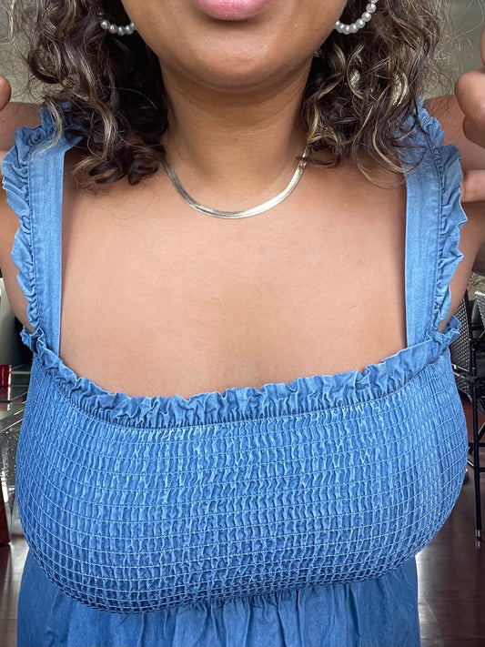 Cloudless Denim Maxi