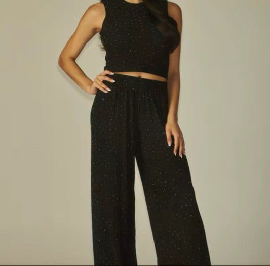 Midnight Sparkle Pant Set