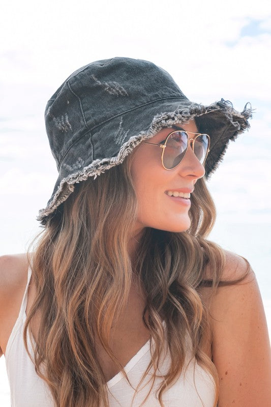 Denim Bucket Hat Aili's Corner