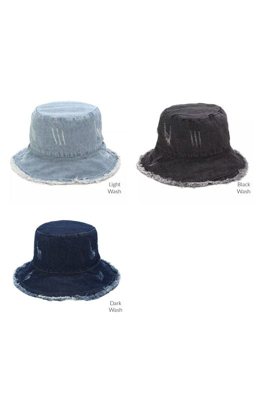 Denim Bucket Hat Aili's Corner