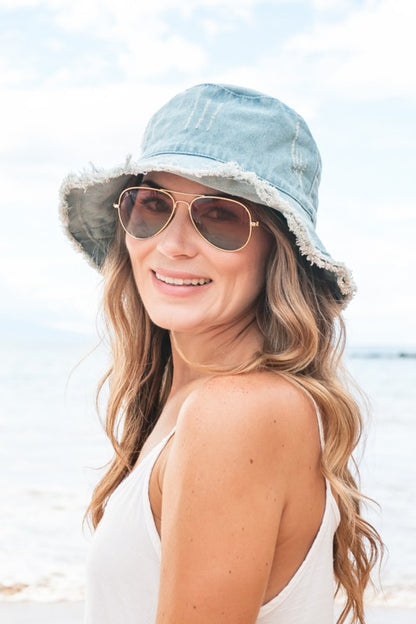 Denim Bucket Hat Aili's Corner
