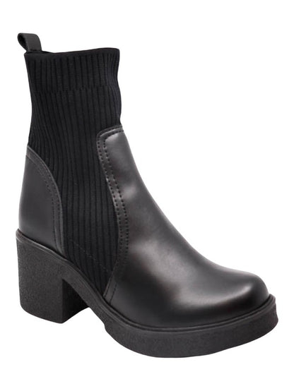 Kiki ribbed knit bootie