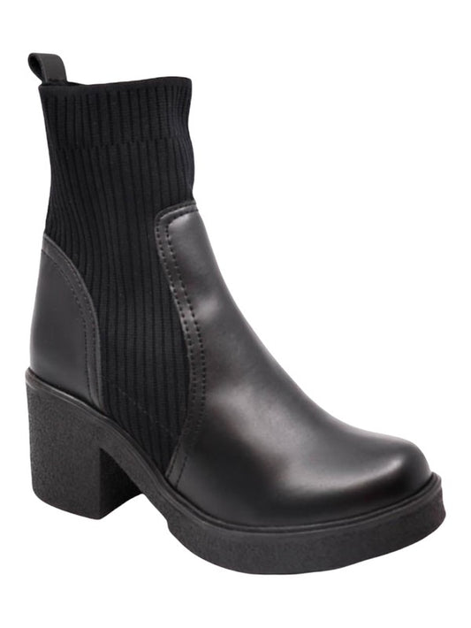 Kiki ribbed knit bootie