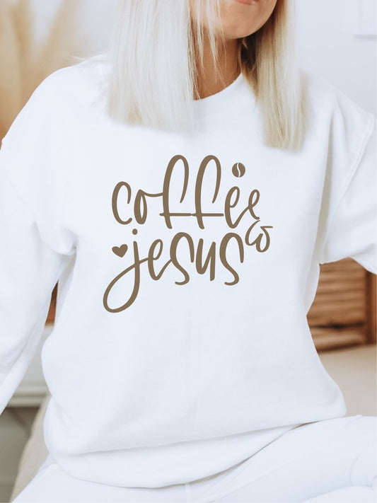 Coffee & Jesus Bella Canvas Crewneck Sweatshirt