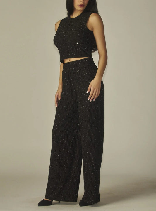 Midnight Sparkle Pant Set