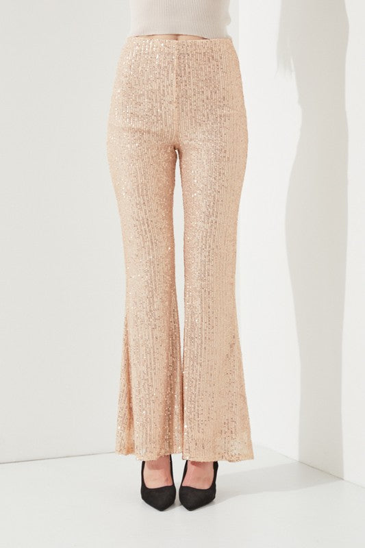 HIGHWAIST SEQUIN PANTS