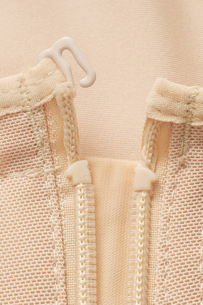 Full Size Side Zipper Under-Bust Shaping Bodysuit Trendsi