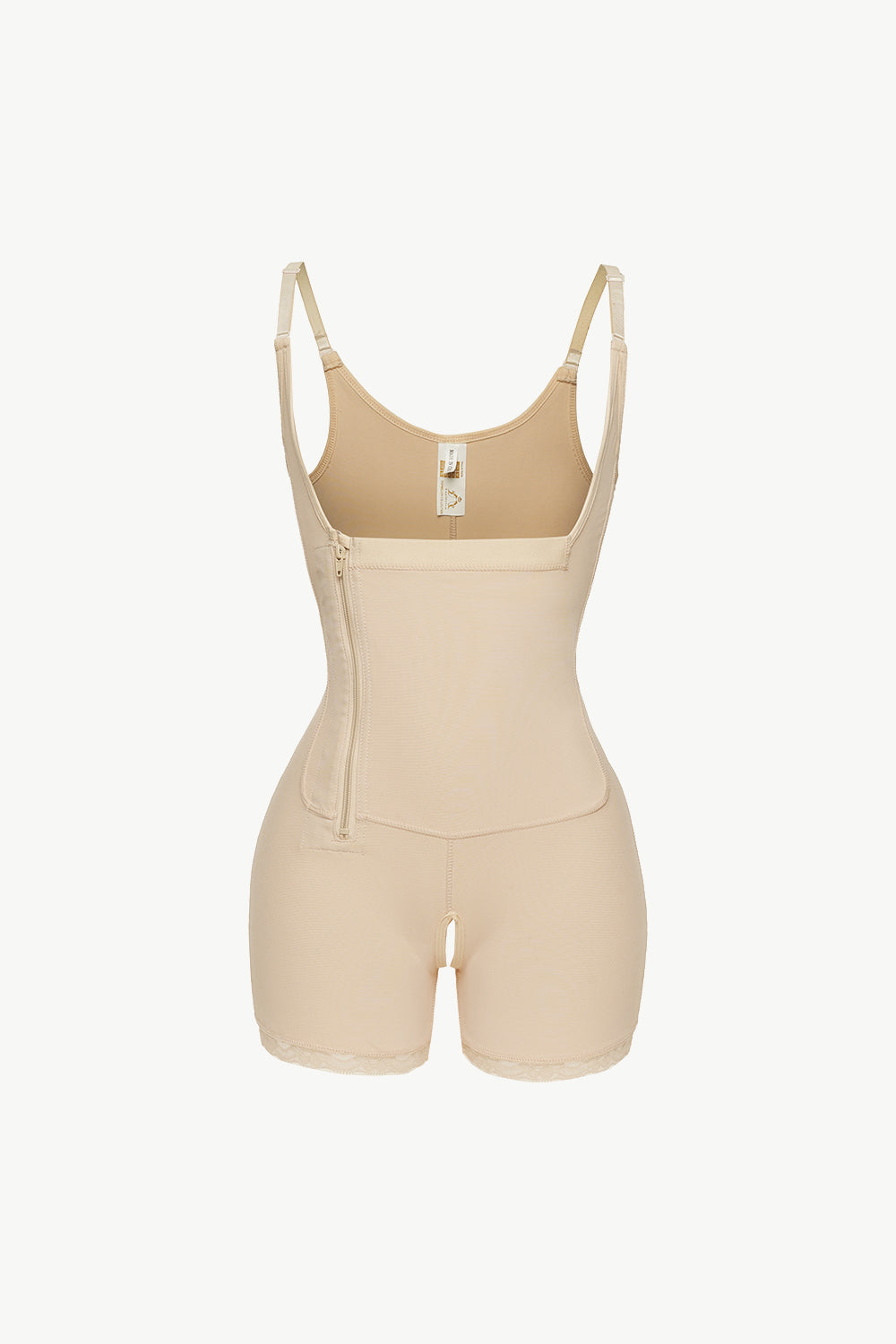 Full Size Side Zipper Under-Bust Shaping Bodysuit Trendsi