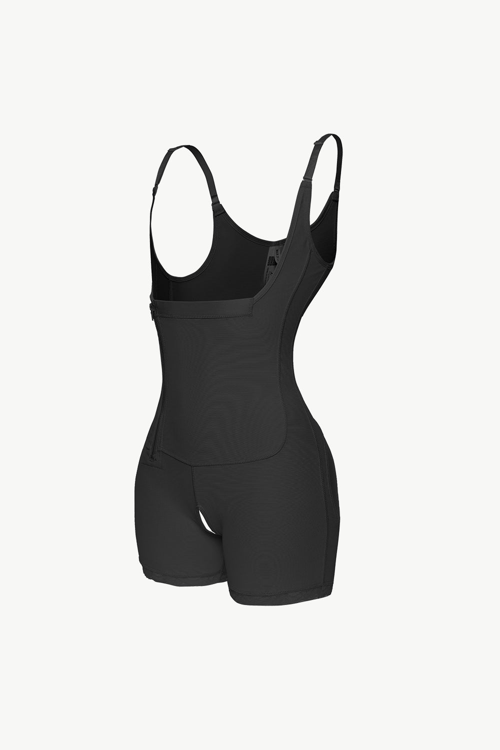 Full Size Side Zipper Under-Bust Shaping Bodysuit Trendsi