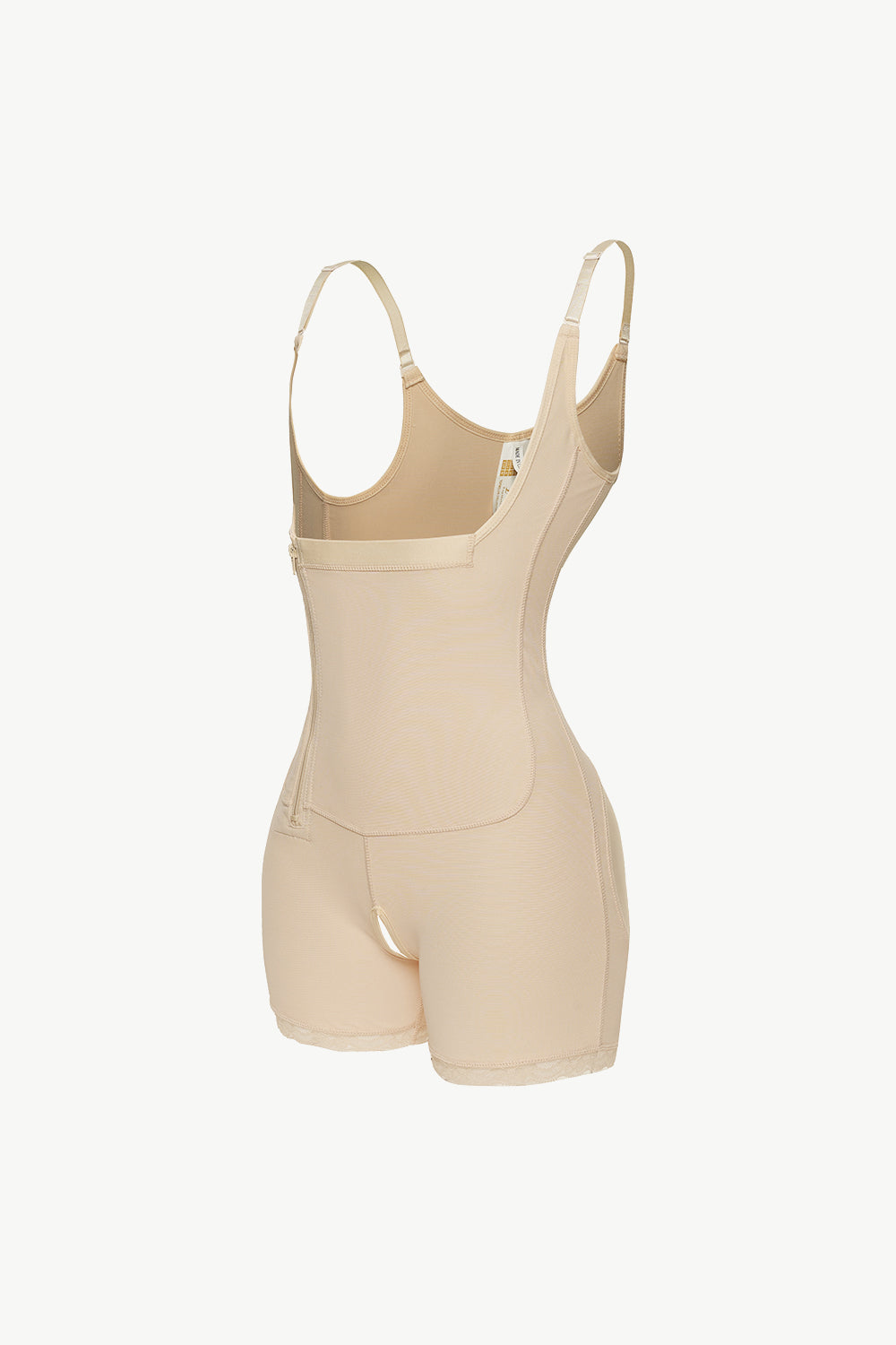 Full Size Side Zipper Under-Bust Shaping Bodysuit Trendsi